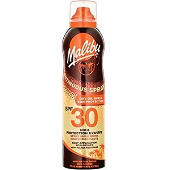 Malibu Continous Spray Dry Oil Spray Sun Protection SPF 30