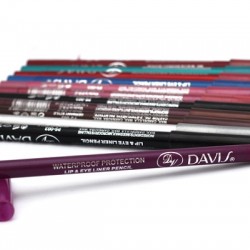 Davis 2 In One Waterproof  Lip Liner and Eyeliner Pencil
